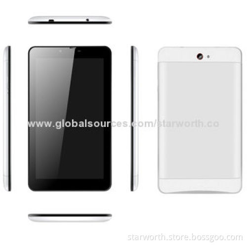7-inch MTK8312 Tablet PCs with Dual-core, Wi-Fi, 3G, GPS, BT, All Functions